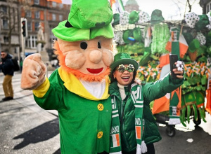 Wyniki szkolnego konkursu wiedzy o Irlandii po angielsku.